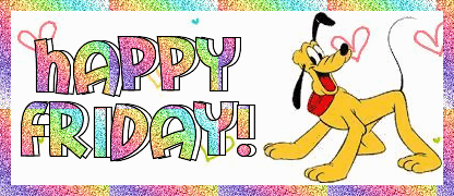 Glitter Text graphic | Happy friday pictures, Happy friday, Friday ...
