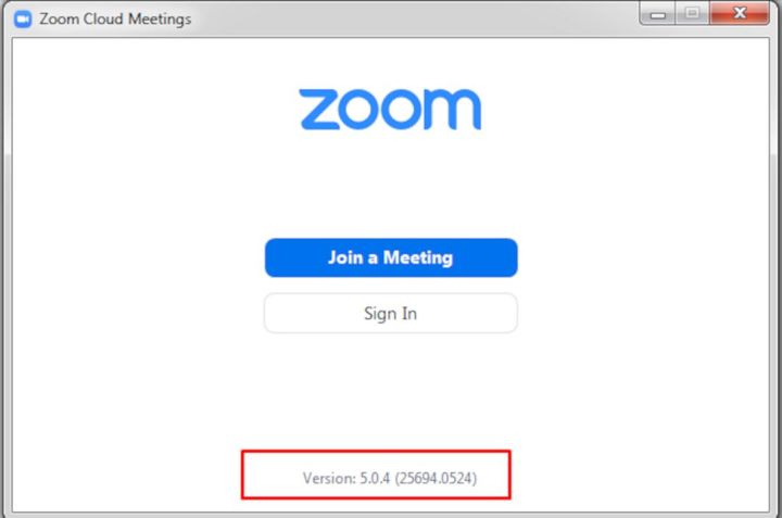 Mengetahui Versi Aplikasi Zoom