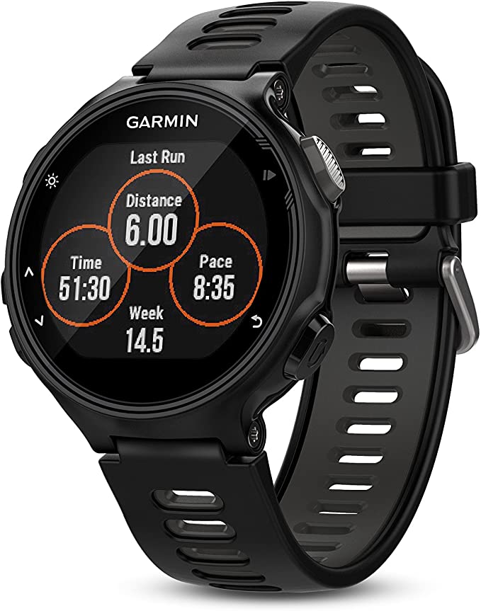 Garmin Forerunner 735XT, Multisport GPS Running Watch With Heart Rate, Black/Gray