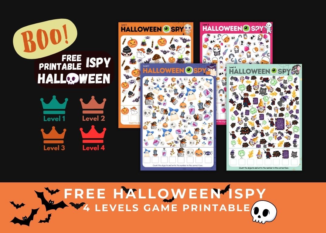 Free Printable Halloween I Spy Game