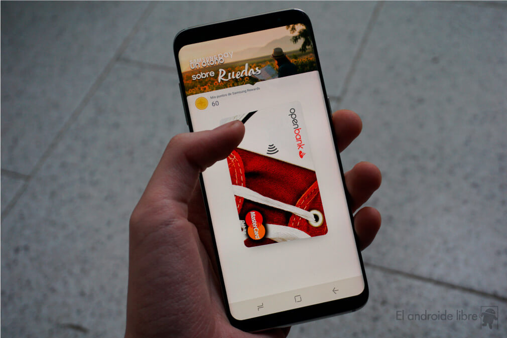 Samsung Pay على Samsung Galaxy S8
