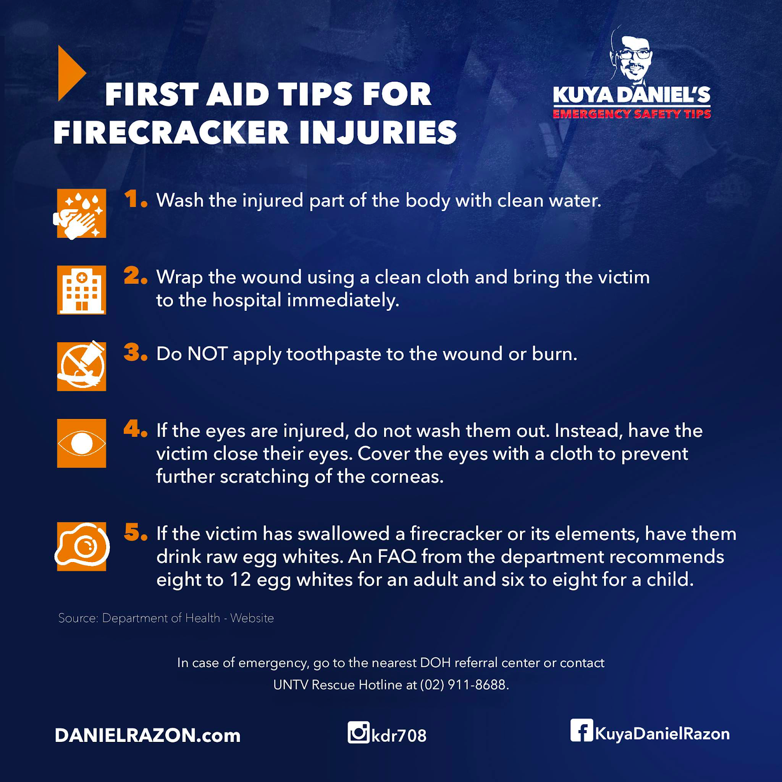 safety tips when dealing with firecrackers and fireworks
