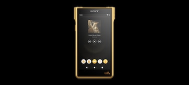 Front view of WM1ZM2 showing Walkman Home Screen