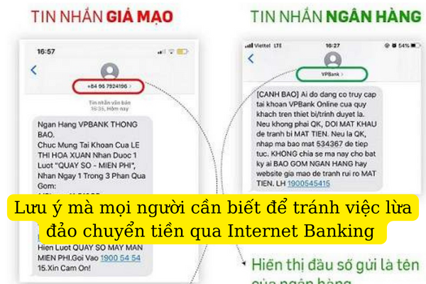 luu y ma moi nguoi can biet de tranh viec lua dao chuyen tien qua internet banking