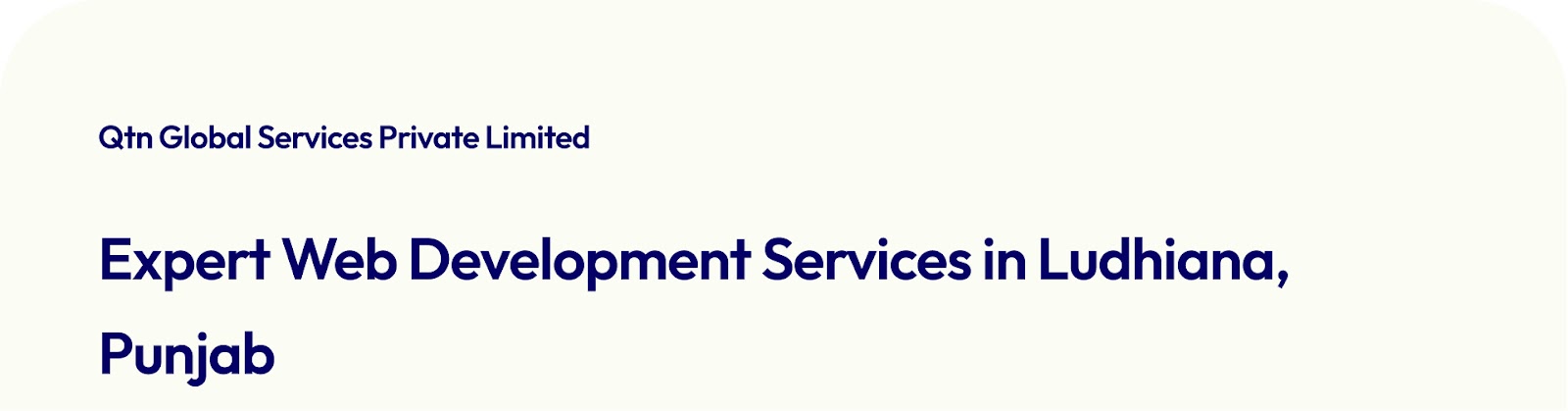 Expert Web Development Services in Ludhiana, Punjab 