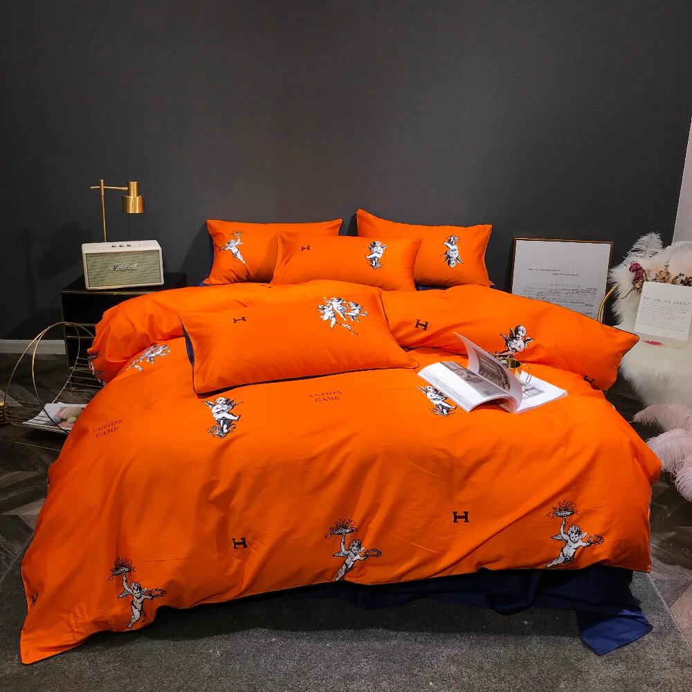 Bright Orange bedding sets