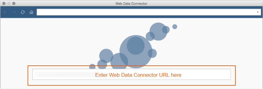 Web Data Connector URL