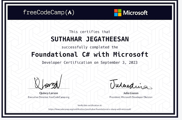 Free Microsoft Certification : C#