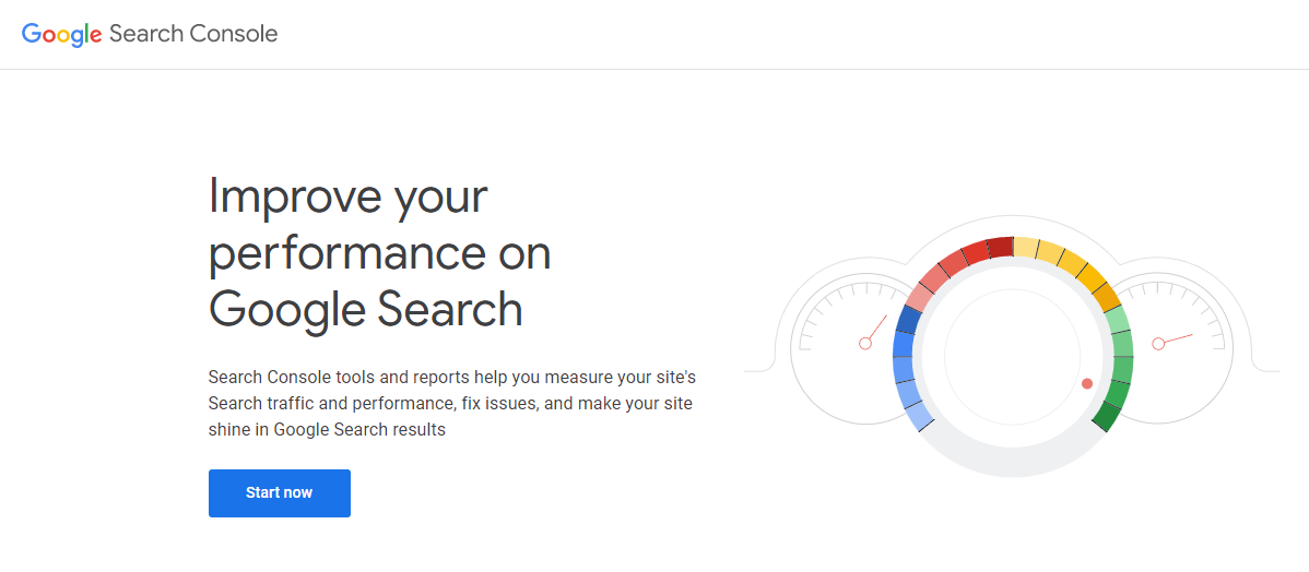 this is google search console official website homepage