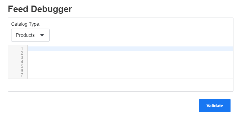 facebook feed debugger