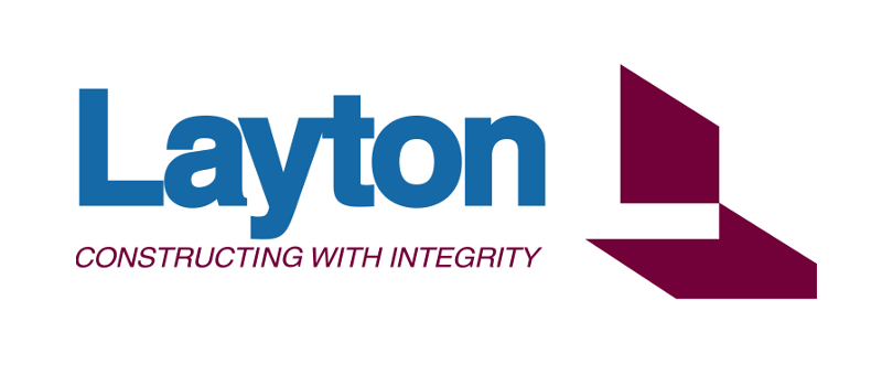Logotipo de Layton Construction Company