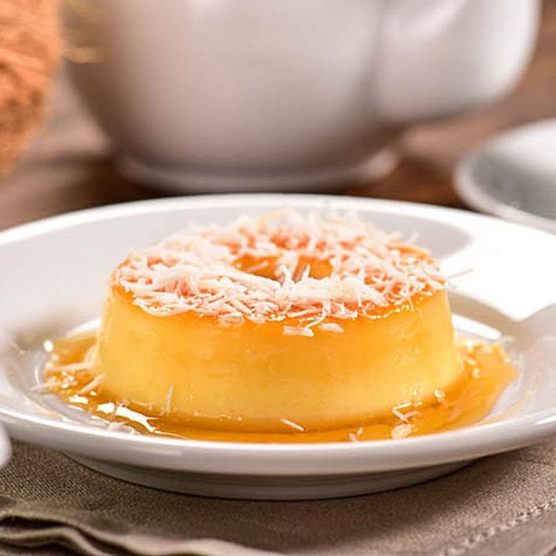 Flan de coco receta ecuatoriana