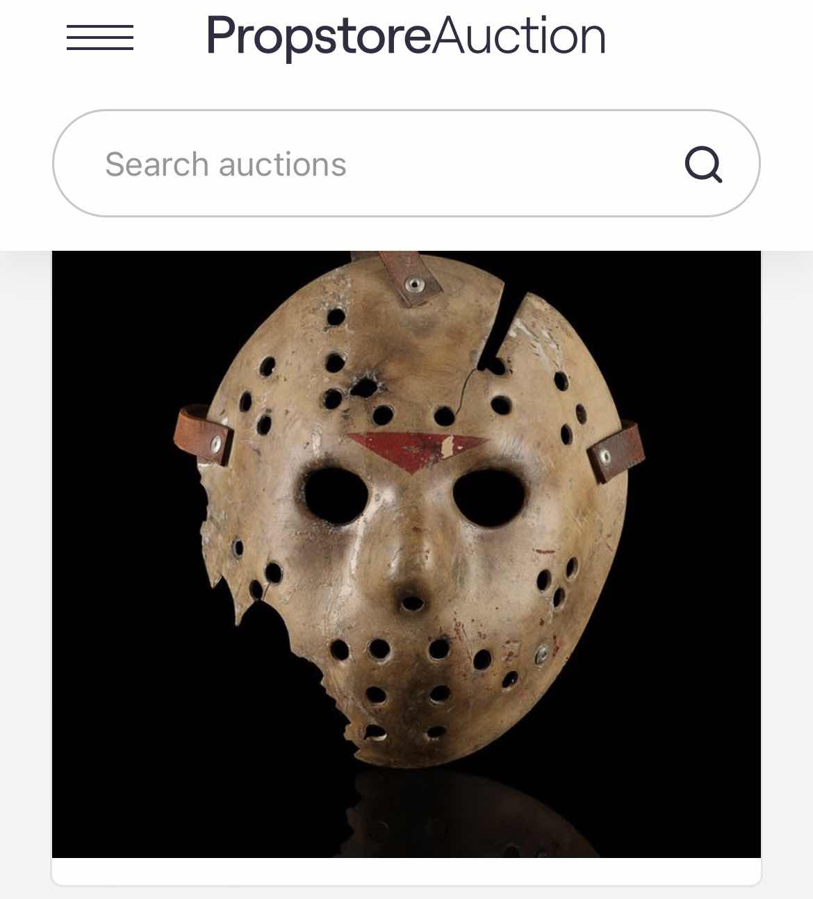 Friday The 13th Props Sell For Big Money On Day One