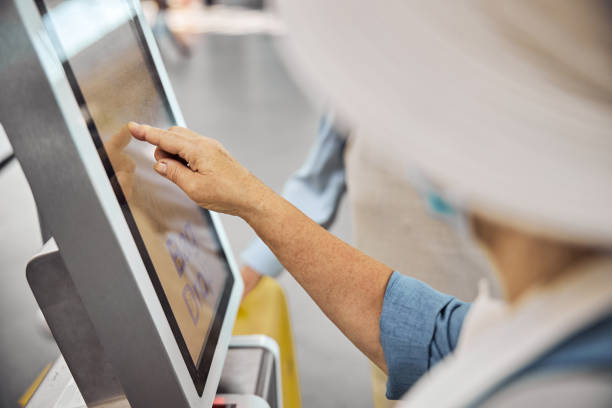 A self service kiosk is a rising trend for businesses. 
