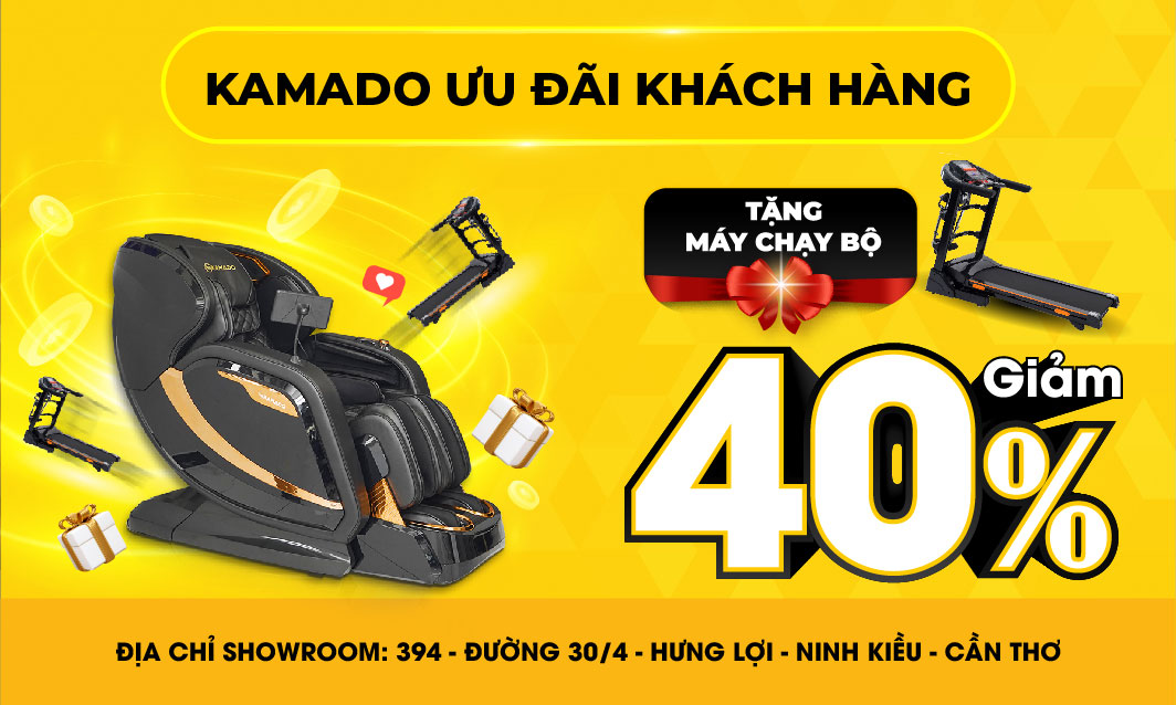 Ghế Massage Kamado - Thương hiệu tin cậy cho bà con Miền Tây