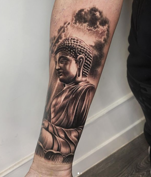 Impressive Buddha Tattoo Design