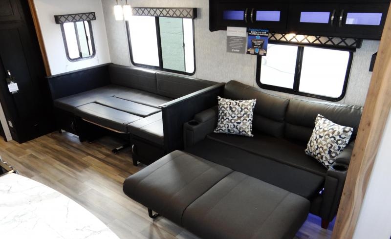 RV Travel Tips for Seniors Get the Dinette and Fold Out Sofas for the Grandkids