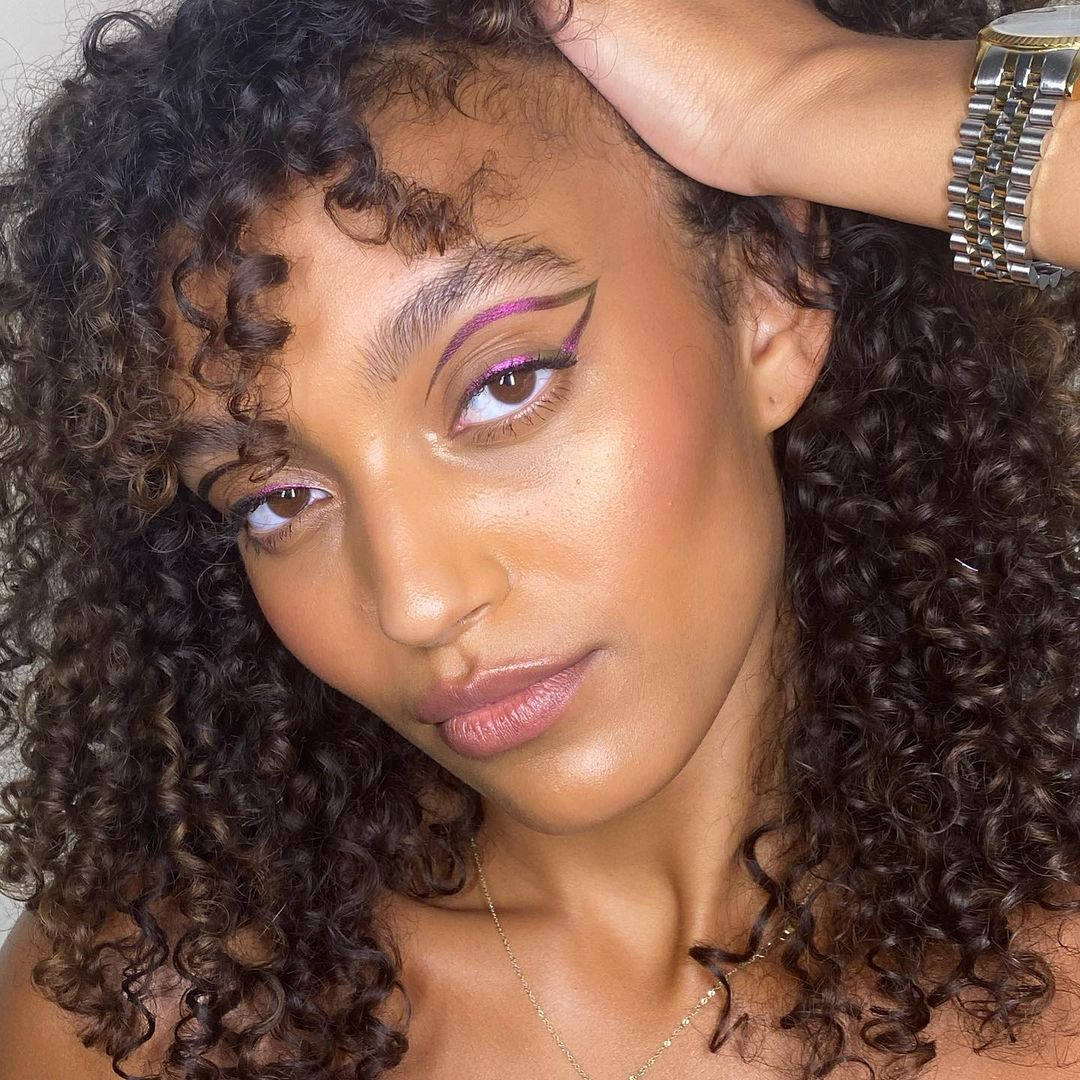 Bold hues can really make brown eyes pop.