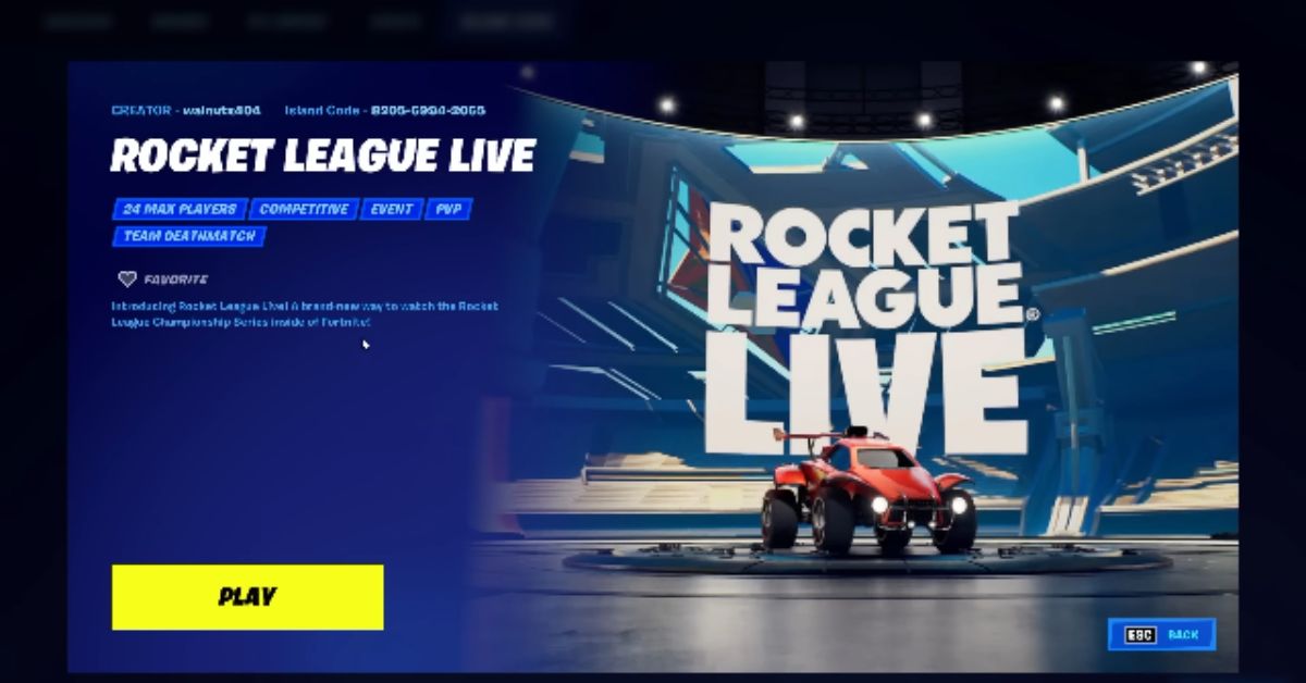 Rocket League live