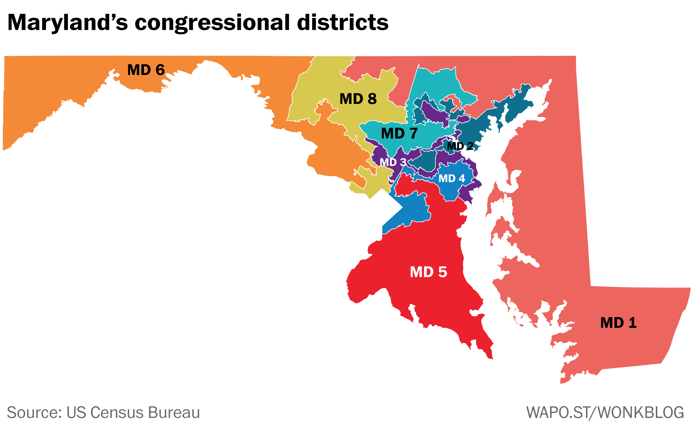 How Maryland Democrats pulled off their aggressive gerrymander - The  Washington Post