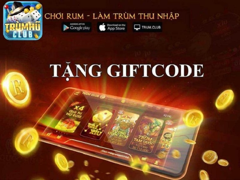 Event tặng giftcode Trùm Hũ cho tân thủ