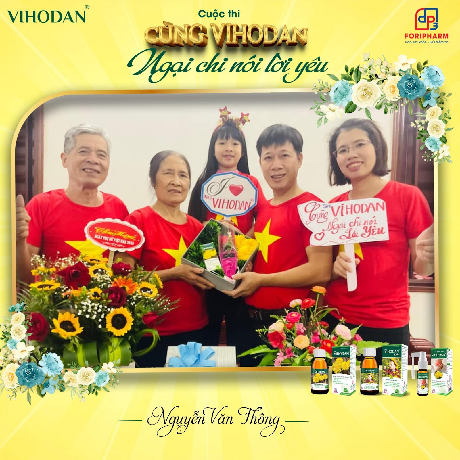 Gia đình anh Nguyễn Văn Thông