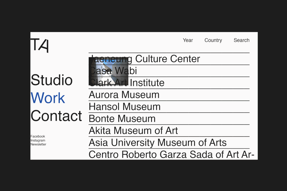 Tadao Ando architecture branding  identity Website card logo typography   design