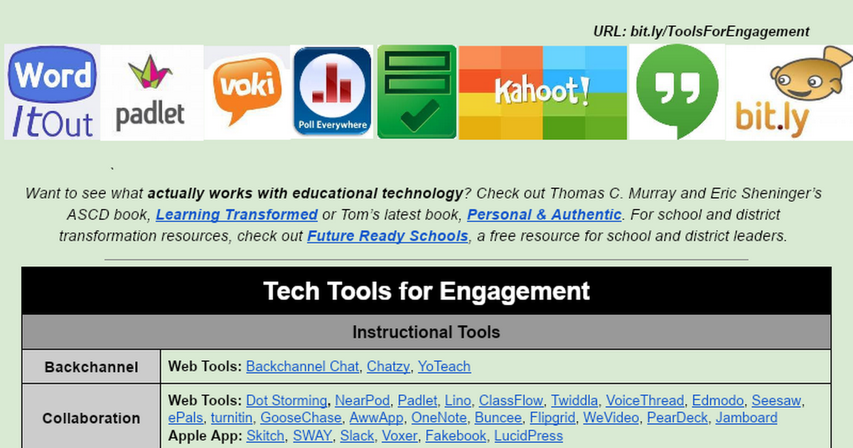 Session: Tech Tools for Engagement