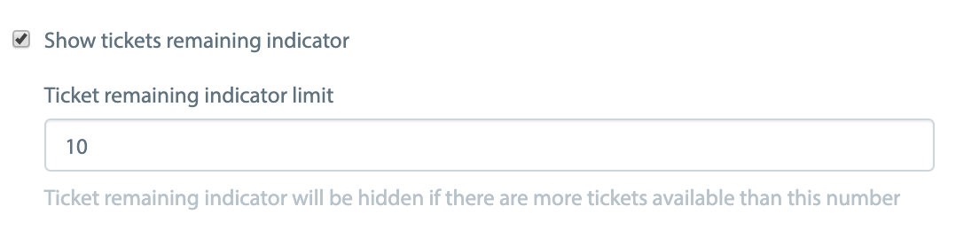 Option in the Tito back-end to reveal number of remaining tickets