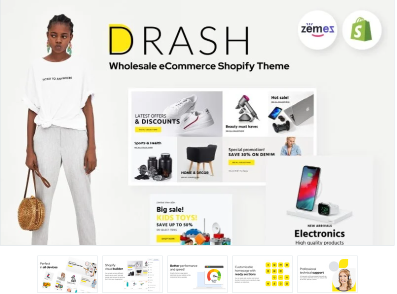 Drash - Shopify wholesale theme