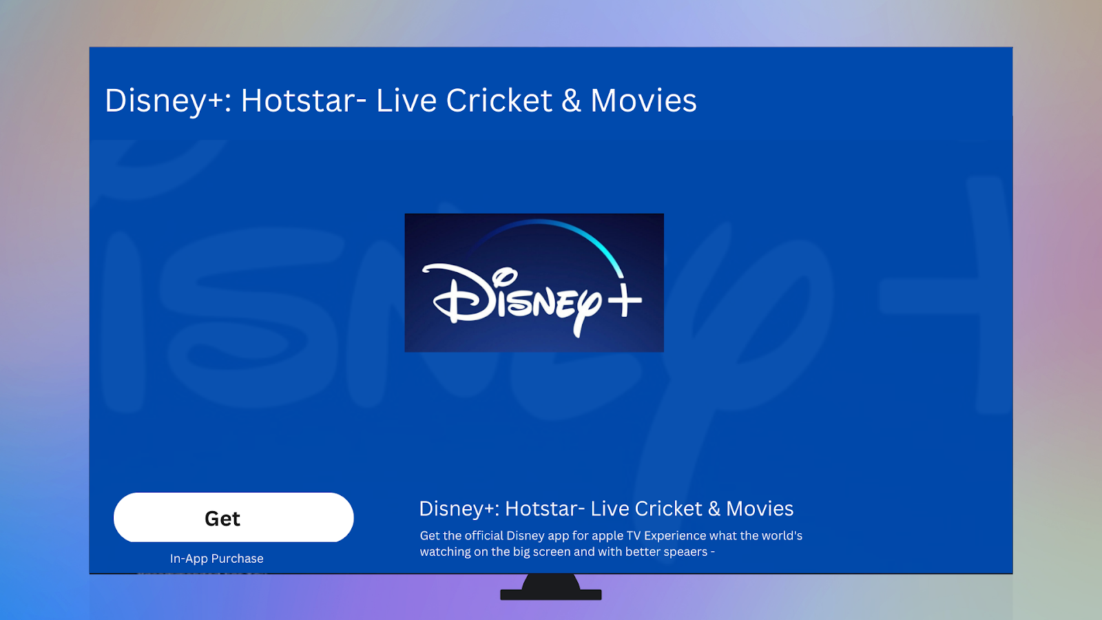 ott streaming on Apple tv.