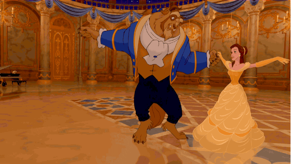 disney recycling animation in beauty and the beast