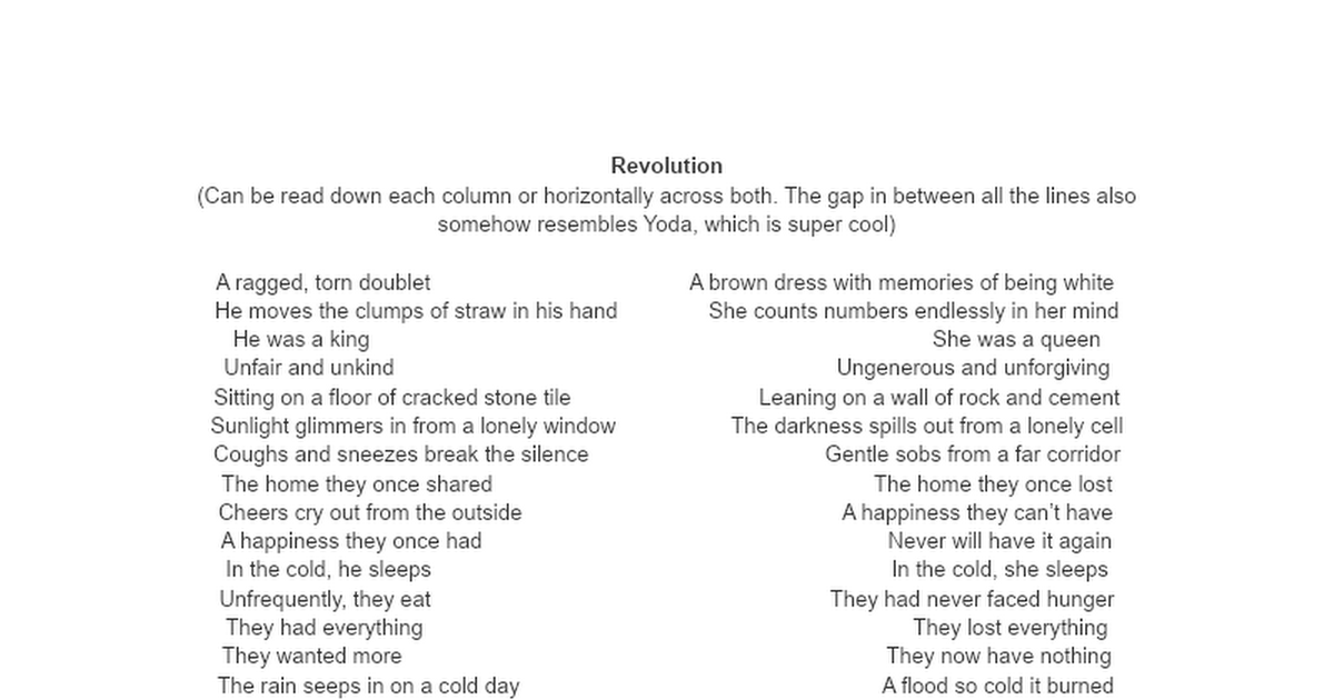Gage Ahearn GOLD KEY winner Revolution Poetry