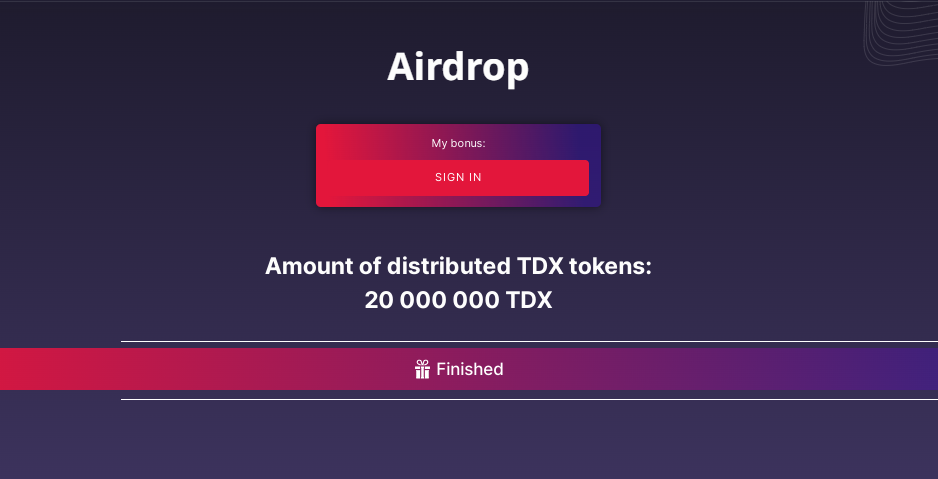 how to benefit from tidex airdrop program