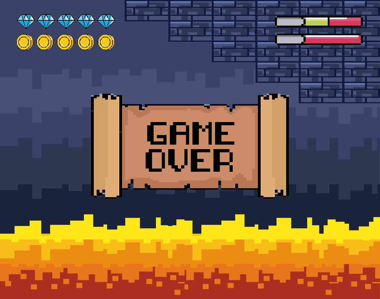 A video game screen with a sign and text

Description automatically generated