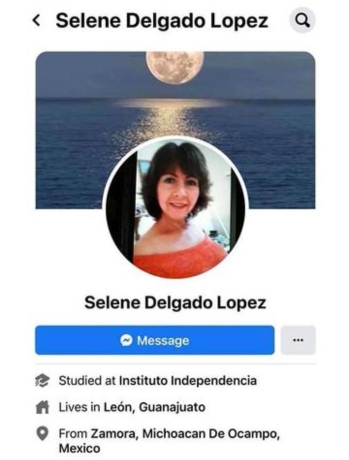 Facebook's warning regarding Selene Delgado is going viral