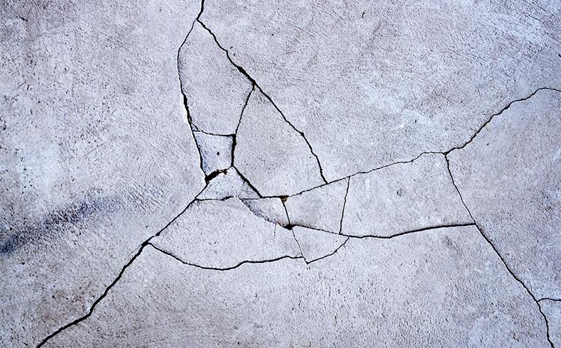 Problemas com fissuras em paredes e pisos de concreto