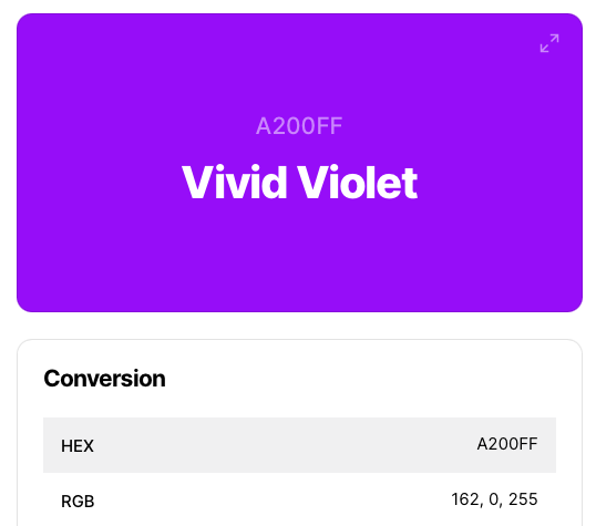 vivid violet