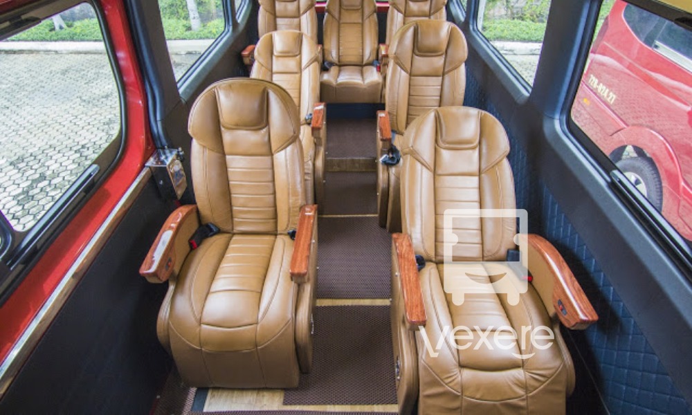 Nội thất xe Phát Lộc An Limousine đi Vũng Tàu từ Sài Gòn