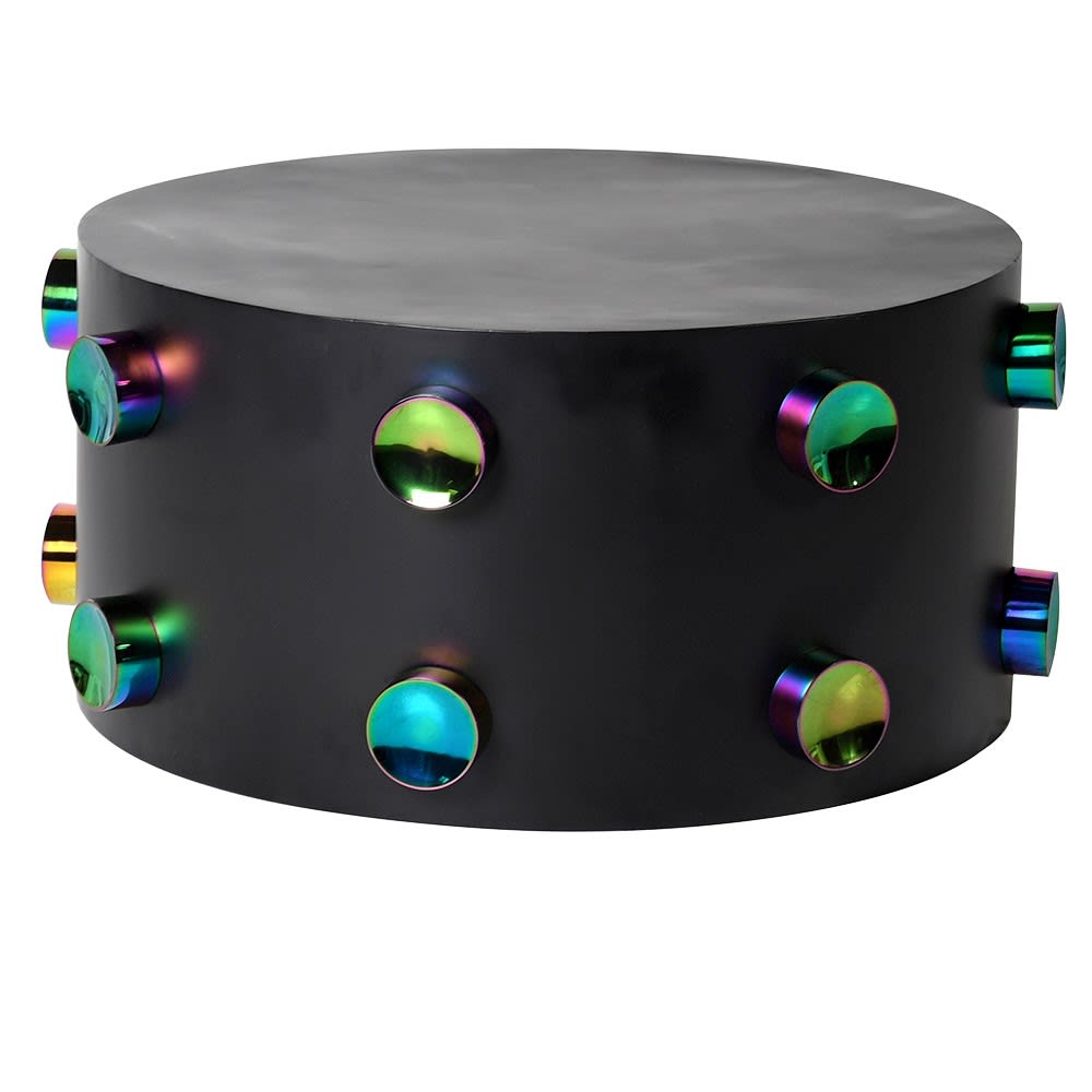 Industrial Pearlescent 3D Round Coffee Table