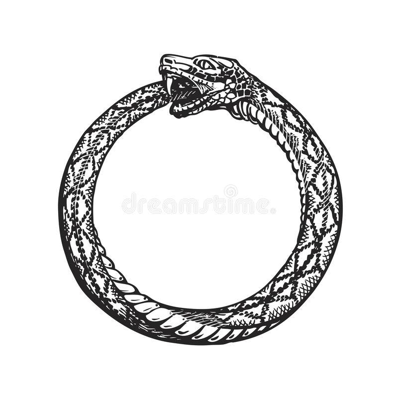 Download Ouroboros. Snake Eating Its Own Tail. Eternity Or Infinity Symbol Stock Vector - Illustration of magical, esoteric: 82002976