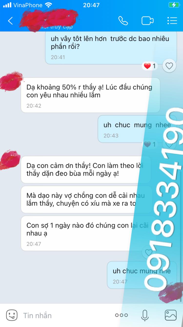 Đã trải qua thời gian kiểm nghiệm trong thực tế khi giúp nhiều người vợ giữ được hạnh phúc dù người đàn ông của mình không chung thuỷ. 