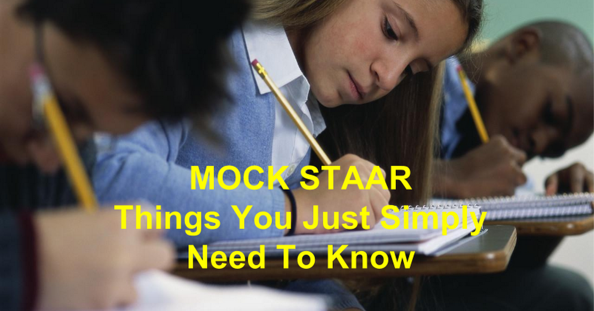 2016 Mock STAAR Training Presentation .ppt