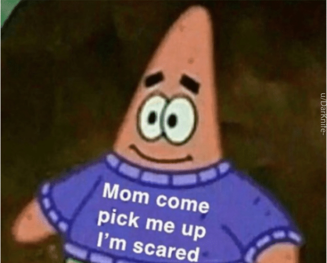 meme scared