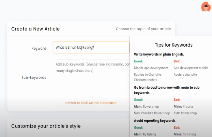 articleforge software to write article