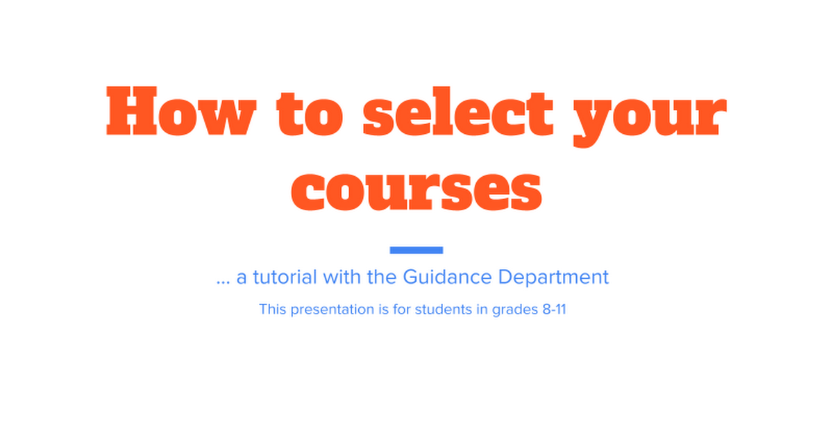 How to select your courses in Aspen/X2