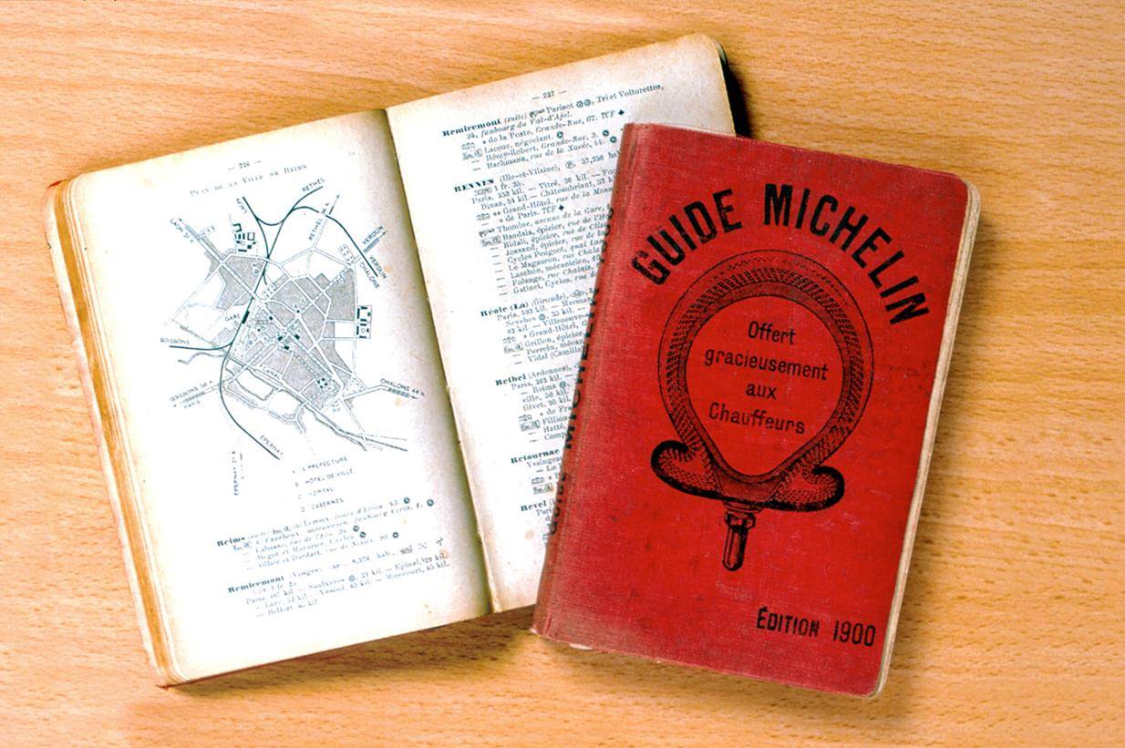 The first Michelin Guide in 1900