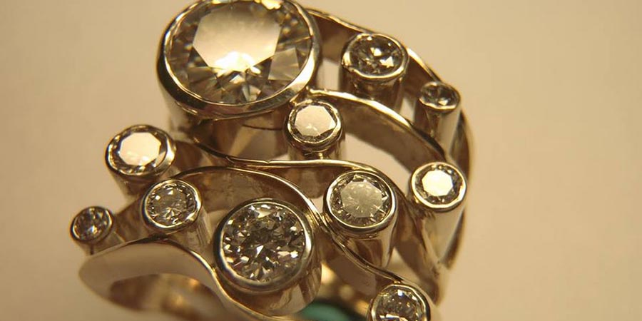 A fine gold ring from Sven Sandberg's Jewellery in Kelowna