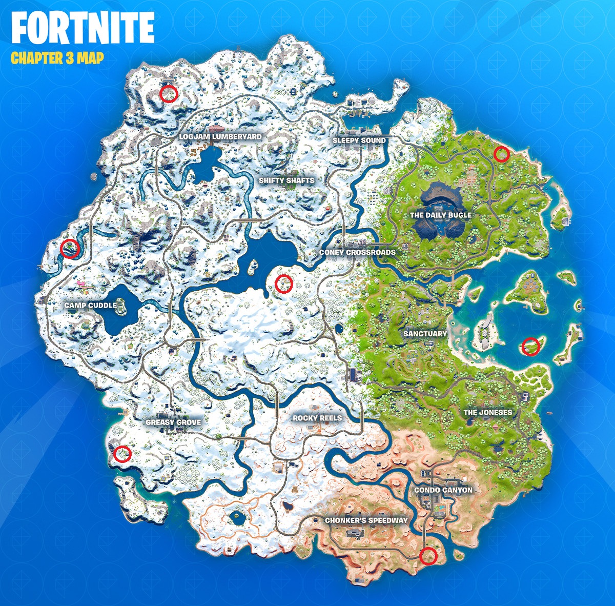 All Seven Outposts location