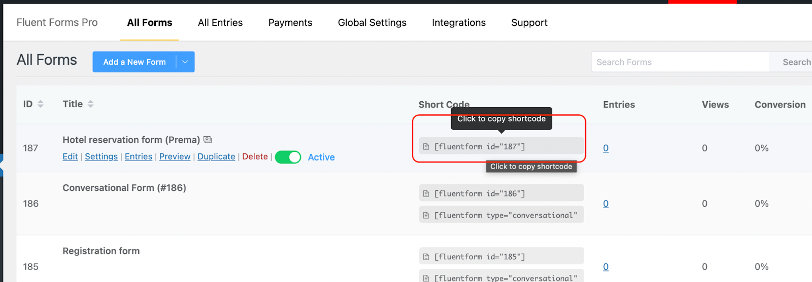 publish booking form in wordpress